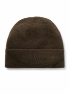 DIME - Logo-Embroidered Ribbed-Knit Beanie