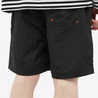 Uniform Bridge Men's Nylon Easy Fatigue Short in Black