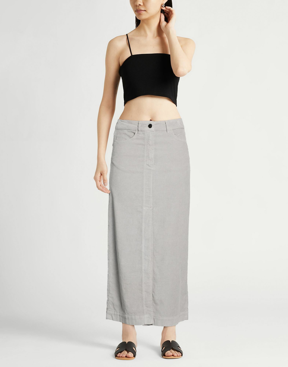 Peserico Womens Midi skirt in Grey