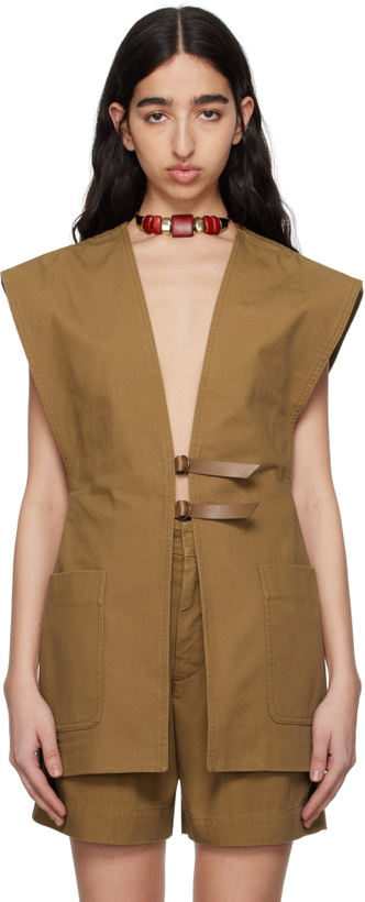 Photo: Isabel Marant Tan Falila Vest