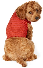 Gauntlett Cheng SSENSE Exclusive Red Elastic Sweater