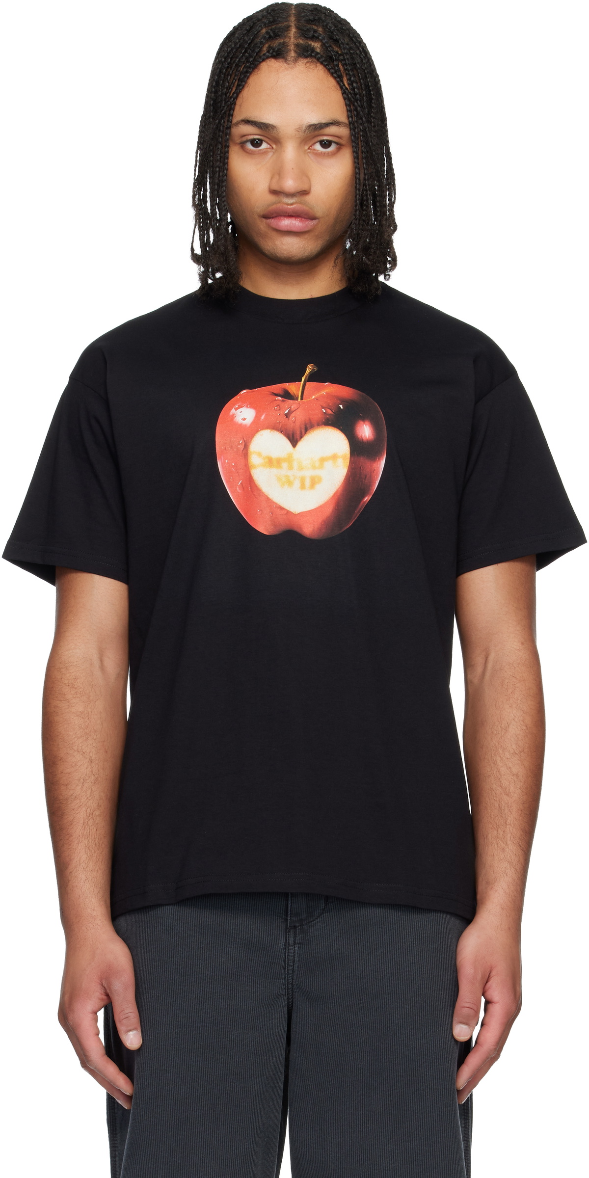 Carhartt Work In Progress Black Spoiled T-shirt