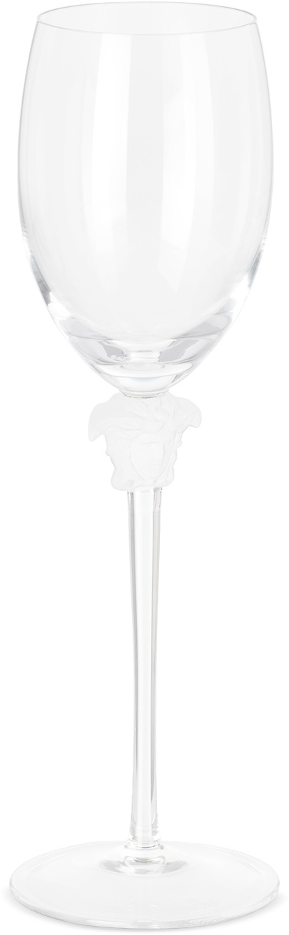 Versace Rosenthal Medusa Lumière White Wine Glass