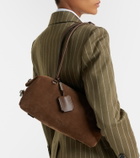 Max Mara Large suede shoulder bag