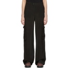 Yang Li Black Cargo Trousers