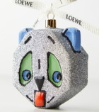Loewe x Louis Wain glitter glass ornament