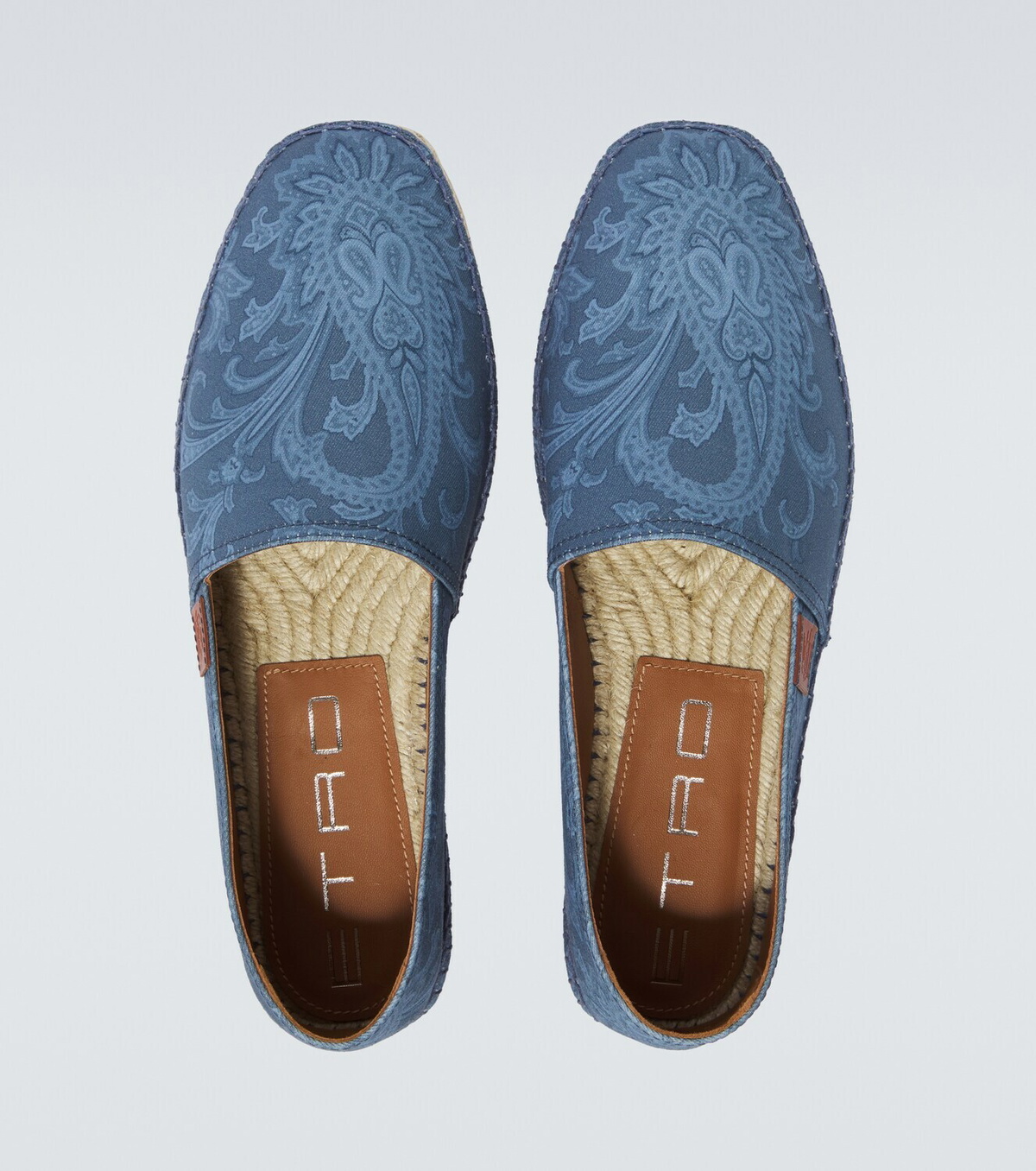 Etro Paisley gabardine espadrilles