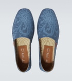 Etro Paisley gabardine espadrilles