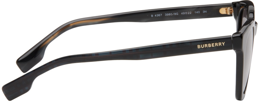 Burberry Black Round Sunglasses