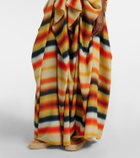 Loewe Paula's Ibiza striped silk maxi dress