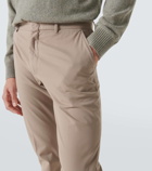 Zegna Cotton-blend straight pants