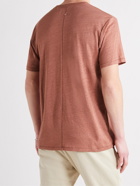 RAG & BONE - Linen and Cotton-Blend Jersey T-Shirt - Pink - L