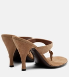 Herbert Levine Kiss And Tell 100 suede mules