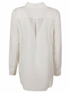 Equipment Round Hem Plain Shirt