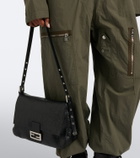 Fendi Baguette® Flap Medium leather shoulder bag