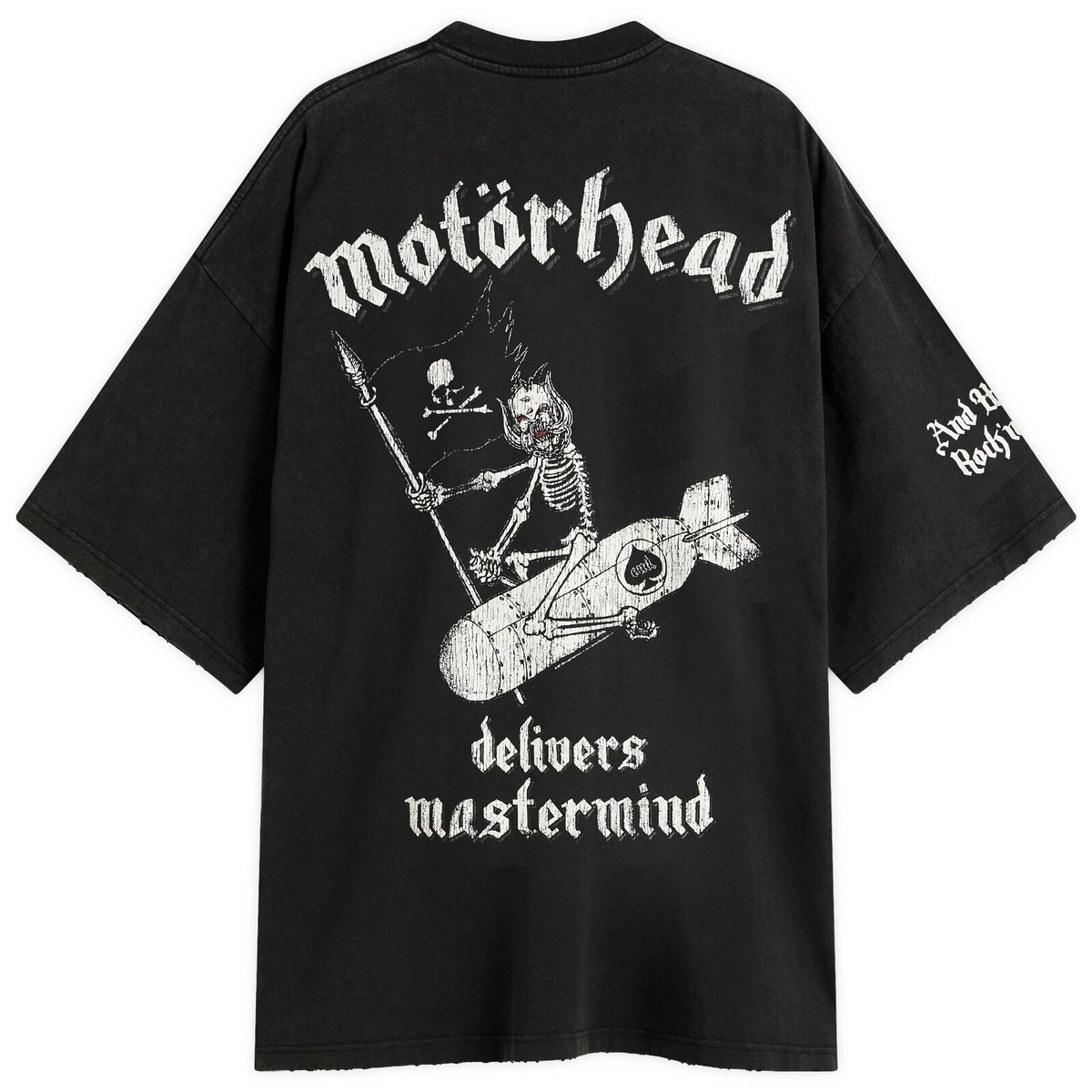 END. Men's x MASTERMIND WORLD x Motorhead Delivers T-Shirt in Black