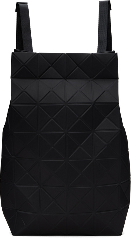 Photo: BAO BAO ISSEY MIYAKE Black Track Backpack
