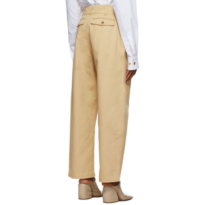 Rika Studios Tan Annie Hall Trousers