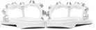 Alexander Wang White Rexa Thong Flat Sandals