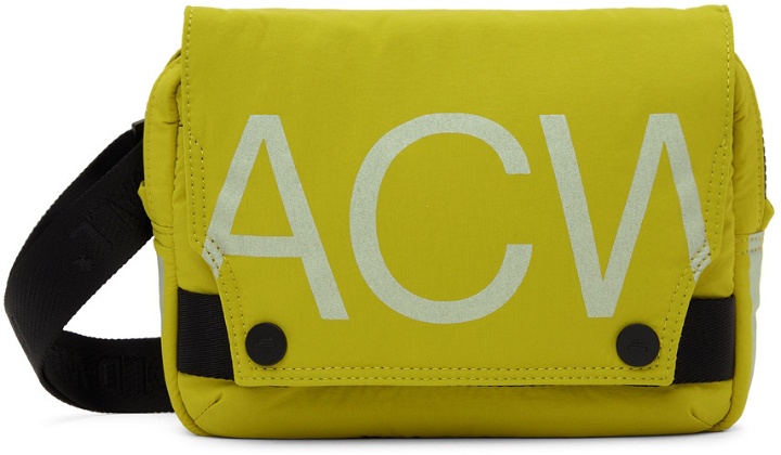 Photo: A-COLD-WALL* Yellow Stria Messenger Bag