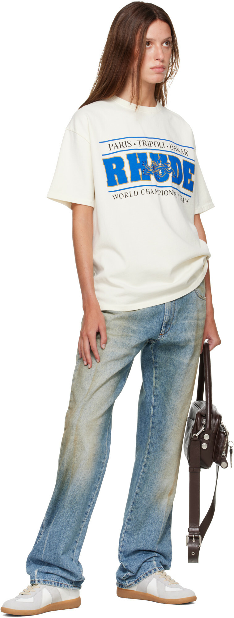 Rhude Off-White 'Rhude Chrono' T-shirt