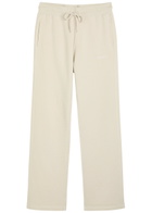 Cole Buxton Logo-embroidered Straight-leg Sweatpants Sand