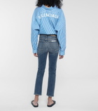 GRLFRND - Reed high-rise cropped skinny jeans