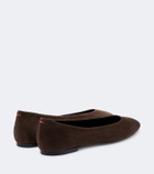 Aeyde Ellie suede ballet flats
