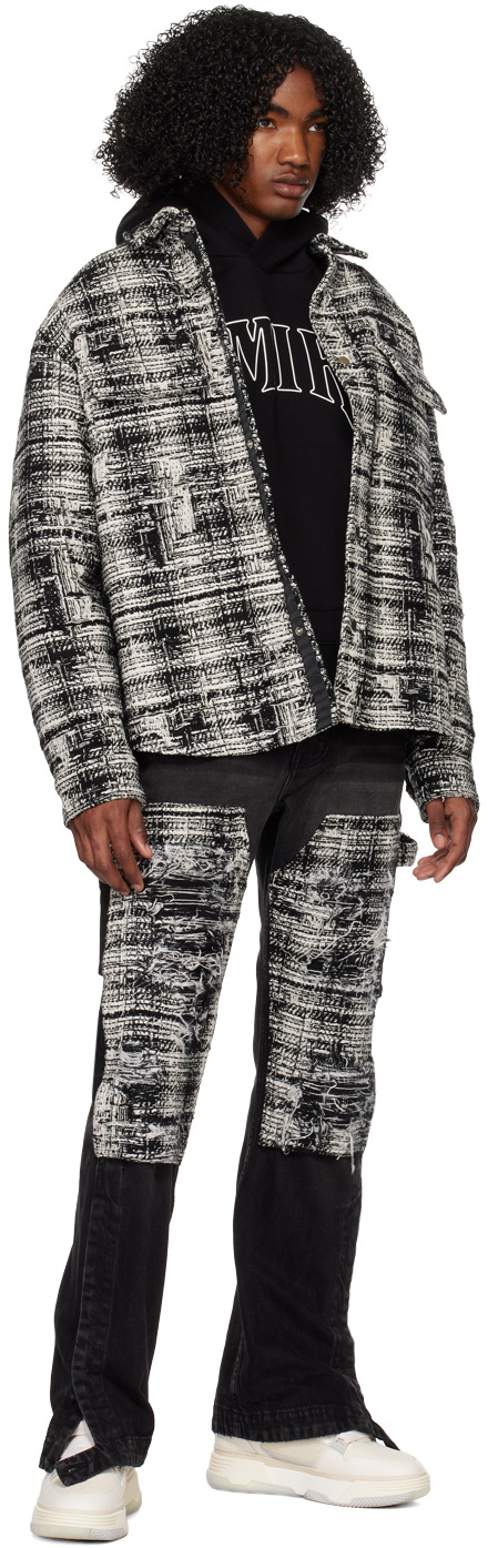 AMIRI Black Bonded Hoodie