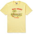 Gallery Dept. - Distressed Printed Cotton-Jersey T-Shirt - Yellow