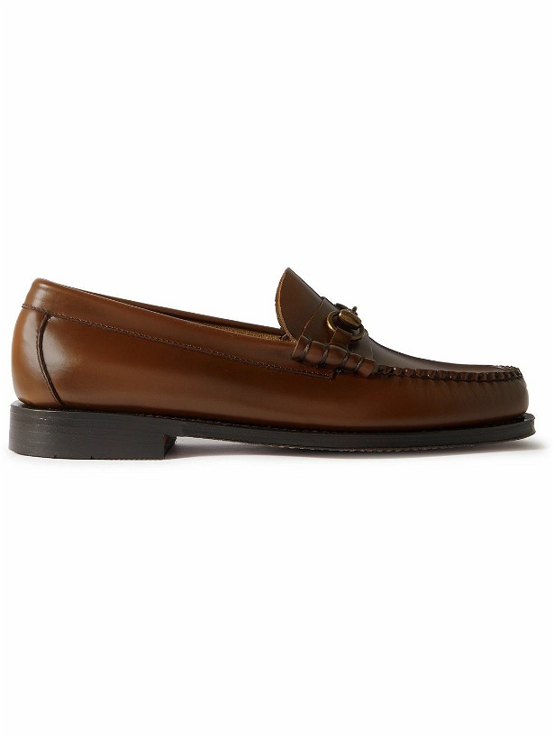 Photo: G.H. Bass & Co. - Weejuns Heritage Lincoln Horsebit Leather Penny Loafers - Brown