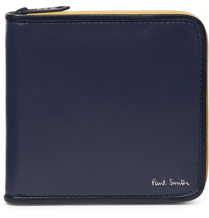 Photo: Paul Smith - Leather Billfold Wallet - Blue