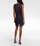 Coperni - Embellished sheer silk minidress