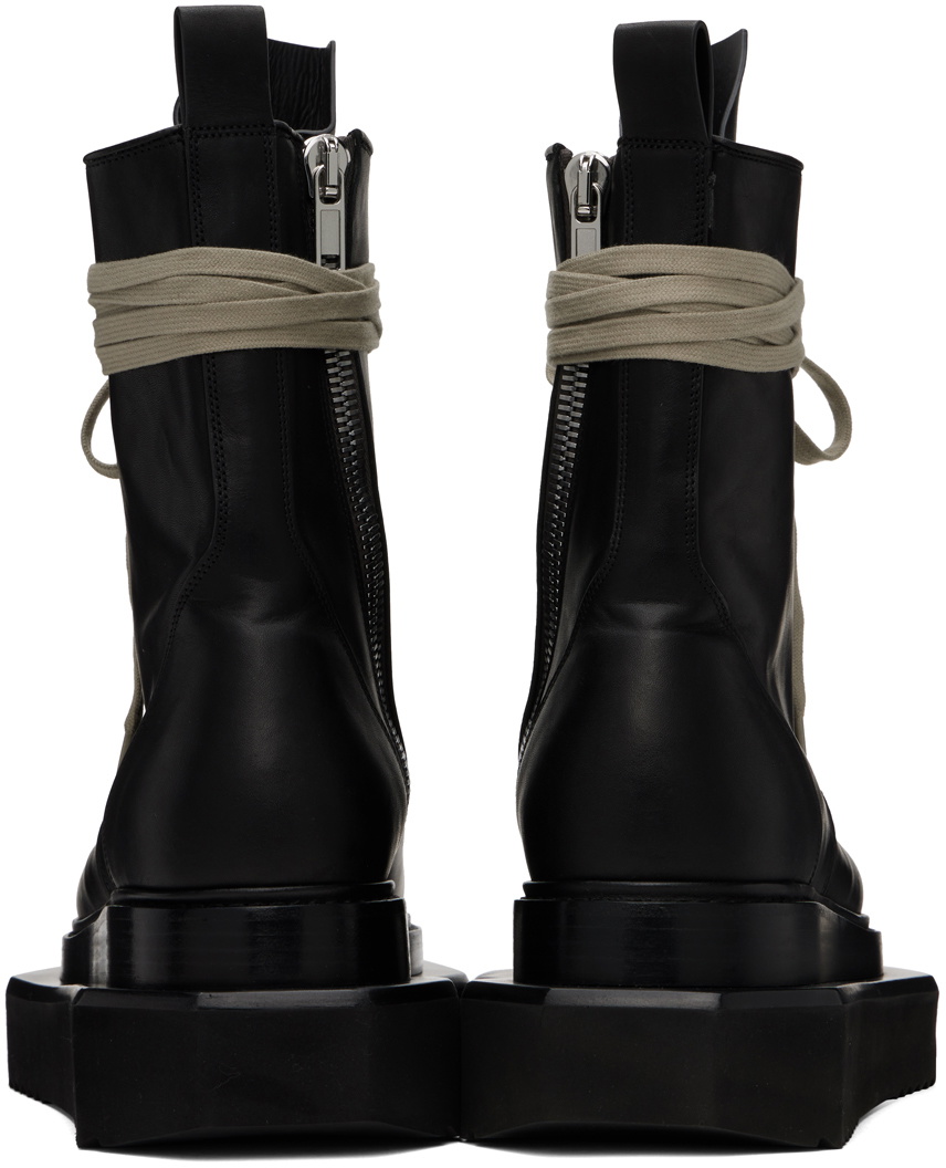 靴 Rick Owens Lido Turbo Cyclops Boots Rick Owens Black Lido Laceup Turbo Cyclops Boots Rick Owens