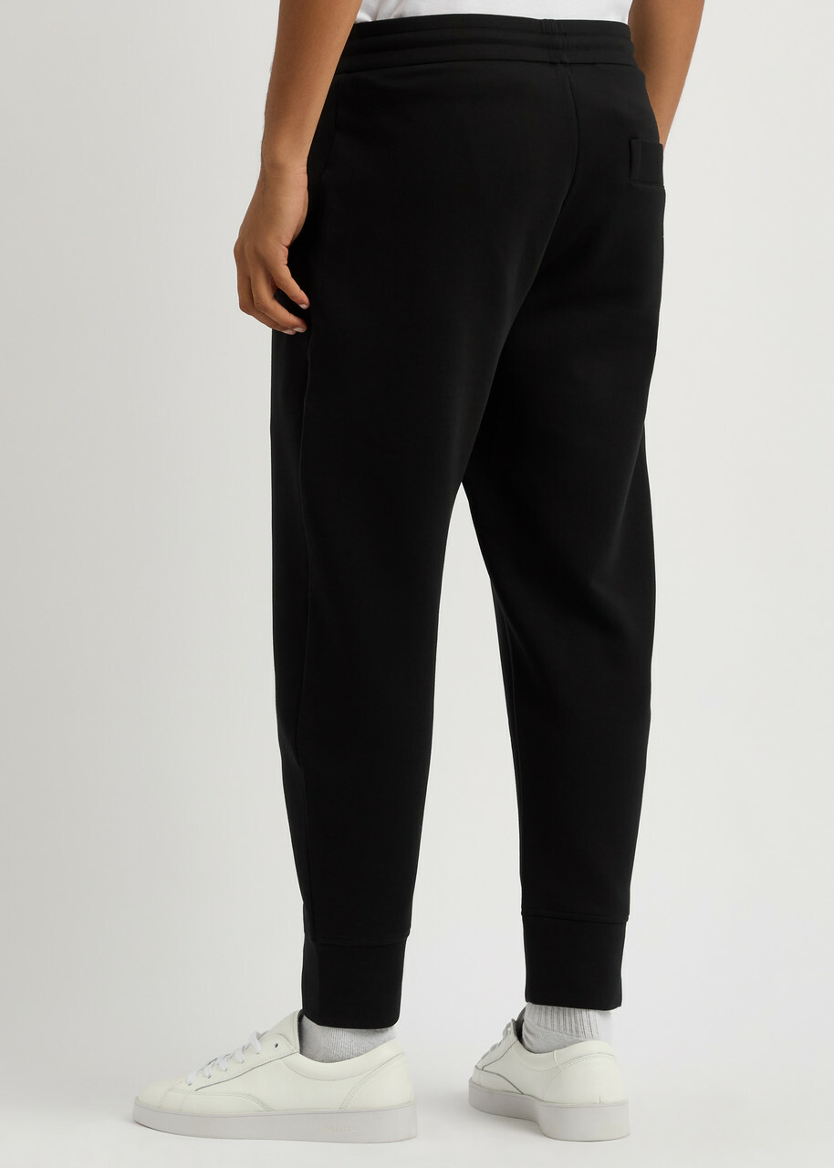 Emporio Armani Stretch-jersey Sweatpants Black