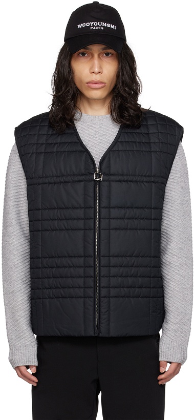 Photo: Wooyoungmi Black Quilted Vest