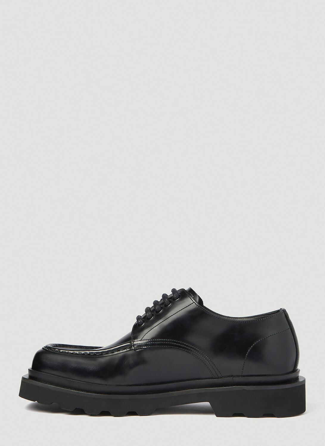 Dolce & Gabbana Brushed Leather Derby Shoes