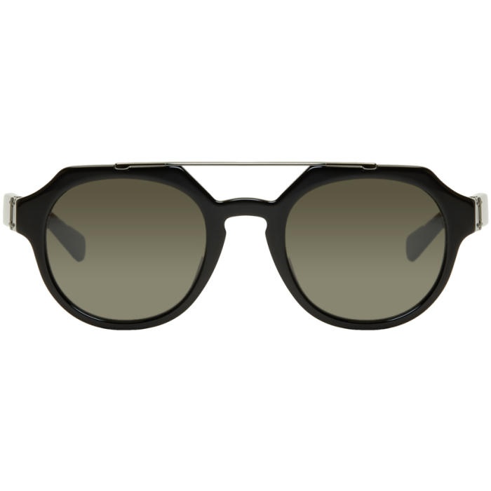 Photo: Dolce and Gabbana Black Double Bridge Sunglasses
