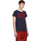 Acne Studios Navy Bla Konst Johnny Winter T-Shirt