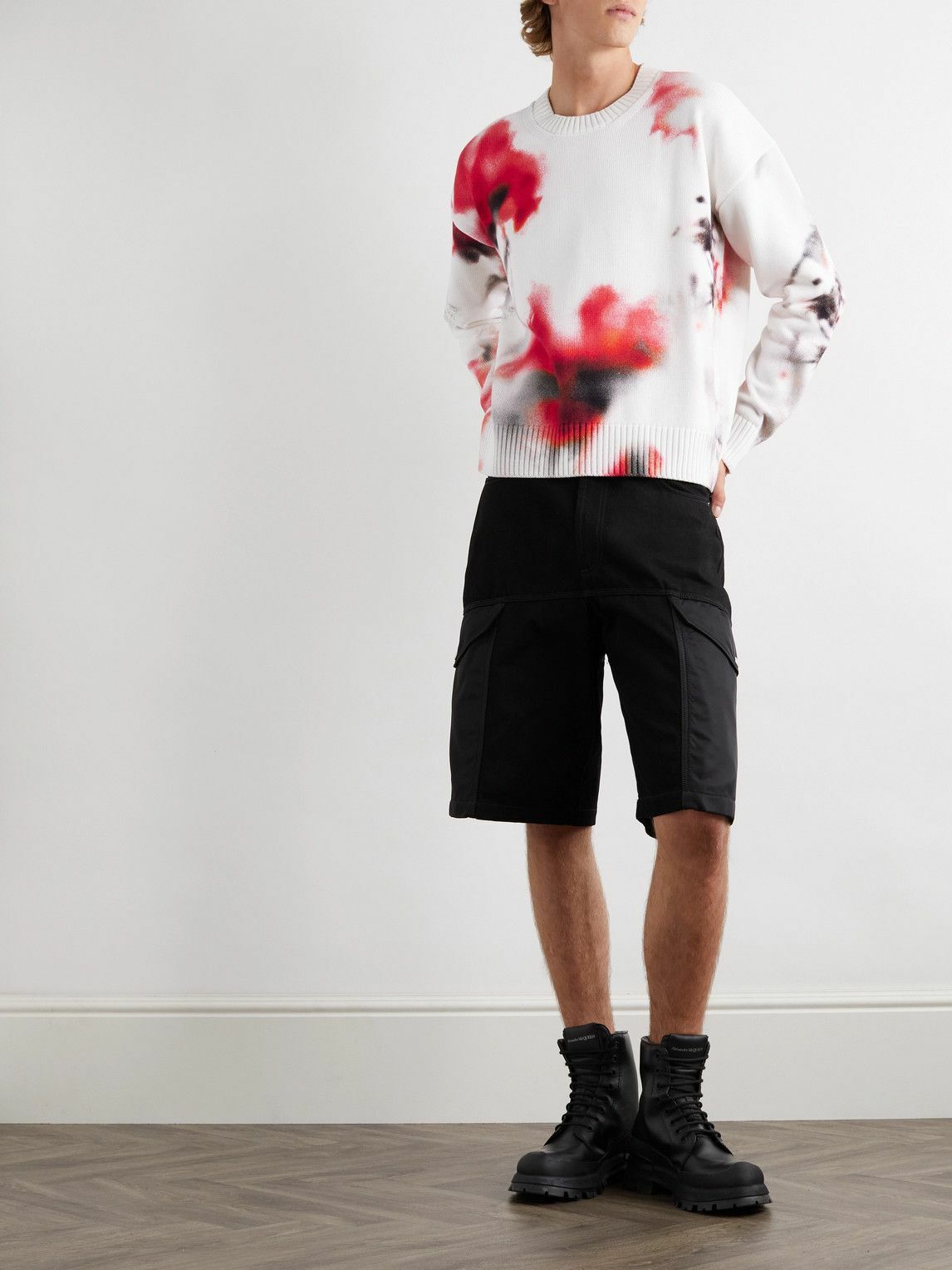 タグ付き新品Alexander McQueen ホワイト ボレロセーター Amazon | [Alexander McQueen] (アレキサンダー マックイーン) T
