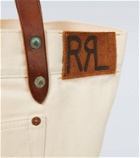RRL Olsen leather-trimmed tote bag