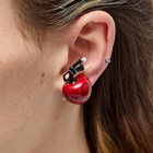 Shrimps Women's Cherry Earrings in Red/Black