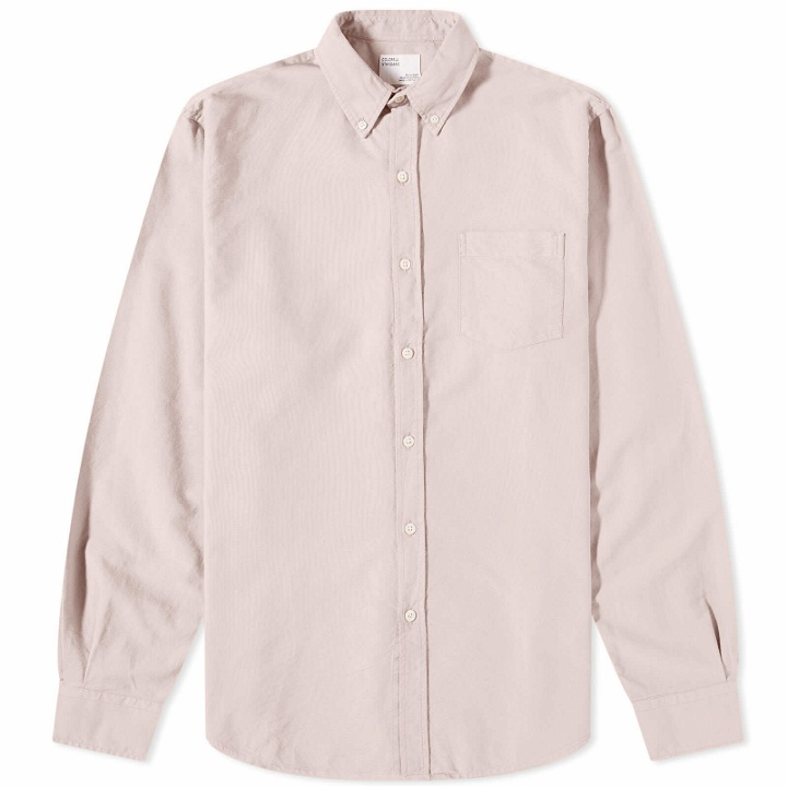 Photo: Colorful Standard Men's Classic Organic Oxford Shirt in Faded Pink