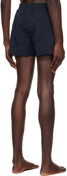 Bottega Veneta Navy Paneled Swim Shorts