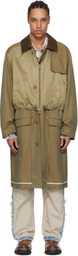 Andersson Bell Beige Bomber Mix Coat