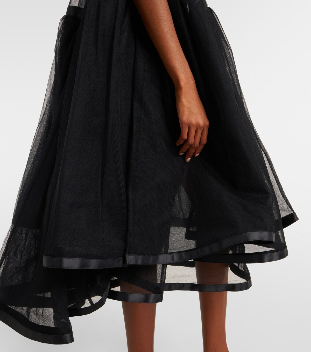 Noir Kei Ninomiya Tulle midi dress