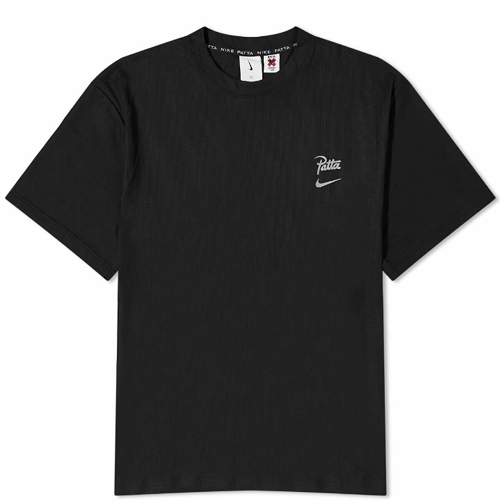 Photo: Nike x Patta Short Sleeve Shirt in Black