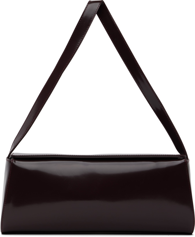 Photo: St. Agni Burgundy East West Baguette Bag