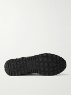 Valentino Garavani - Rockrunner Suede and Leather-Trimmed Camouflage Jacquard-Knit Sneakers - Green