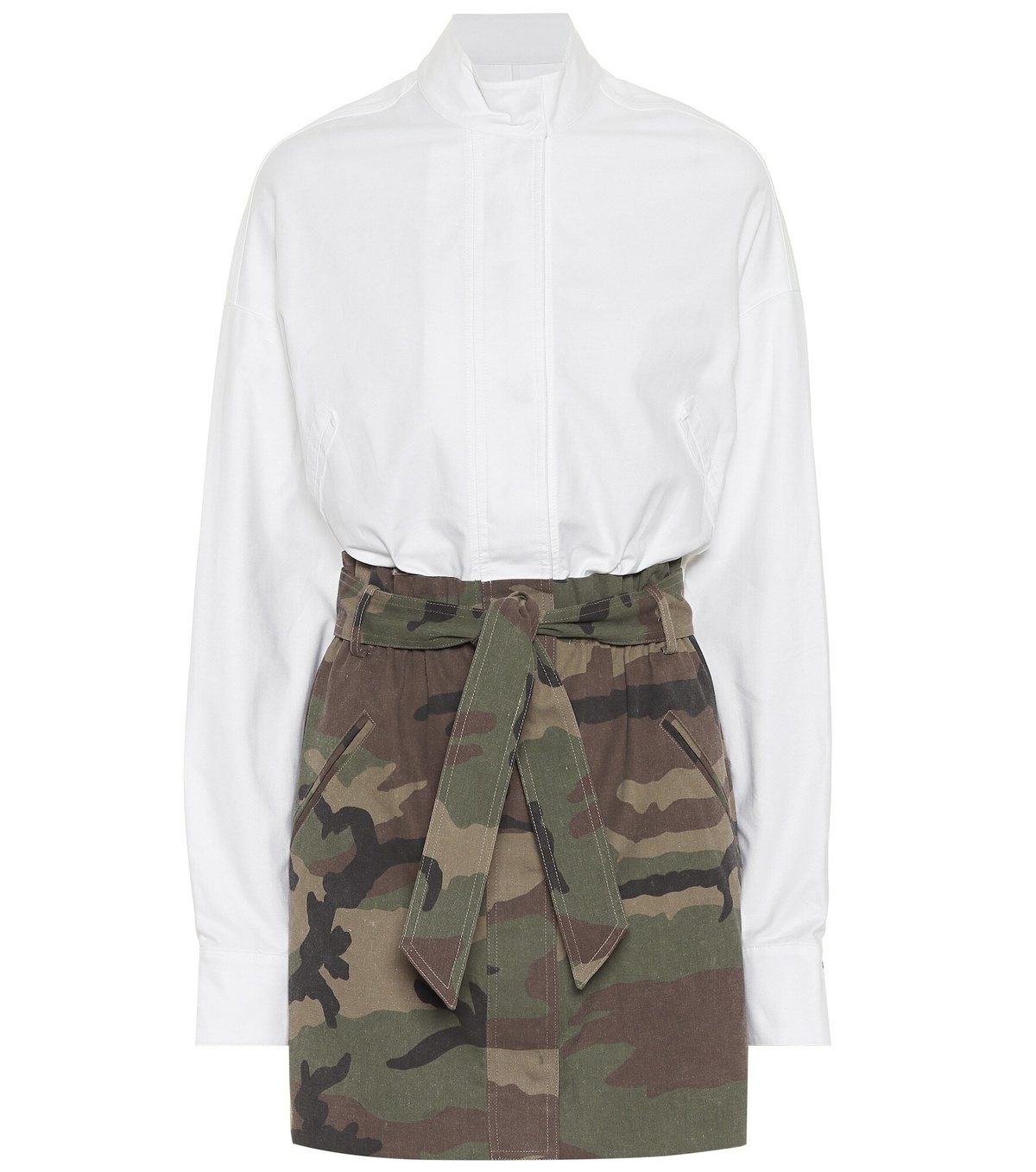 Rta - Niccola camo-print minidress